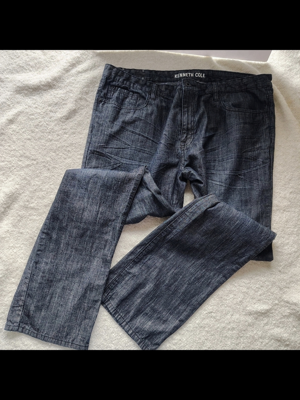 Kenneth Cole Men's Indigo Straight-Leg Jeans